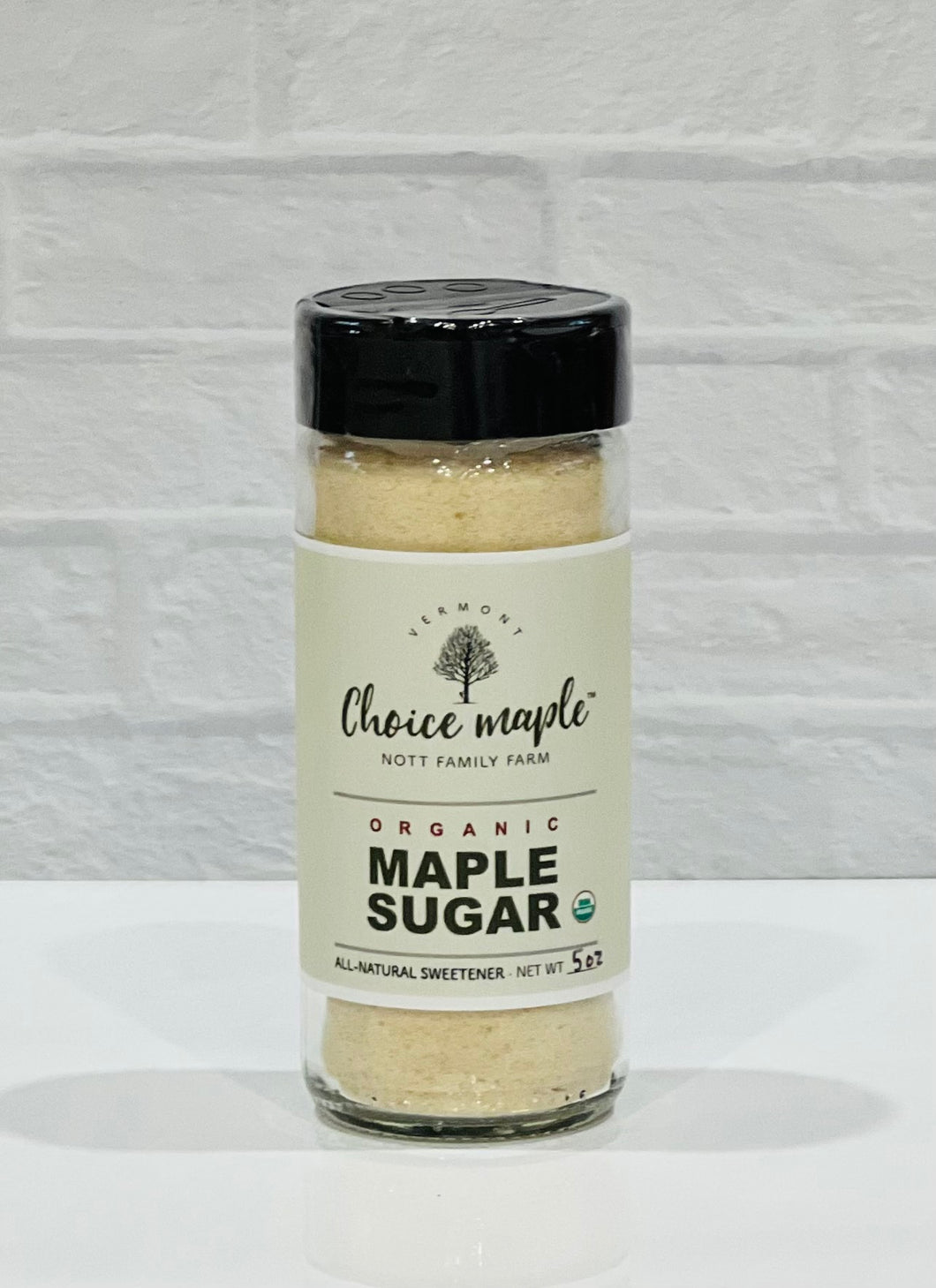 Organic Maple Sugar Jar