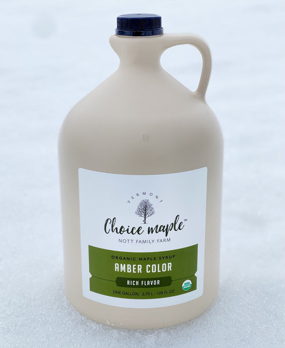 Organic Maple Syrup, 2 One Gallon Case